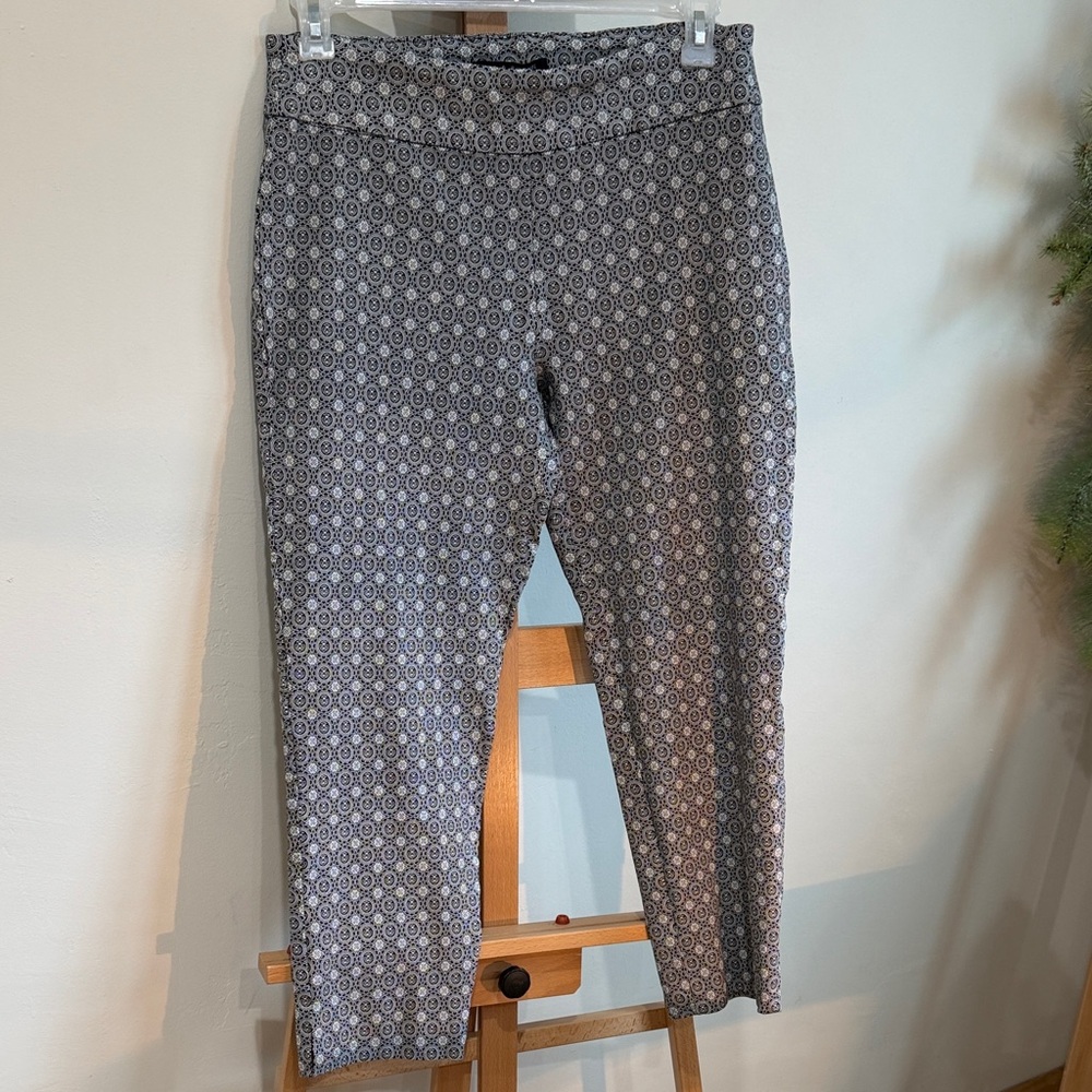 Zac & Rachel Black and White Patterned Pants